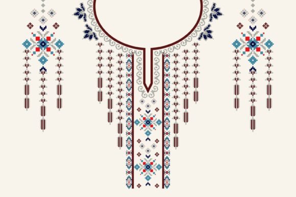 Beautiful Knitted Necklace Embroidery for Craft Fair Success