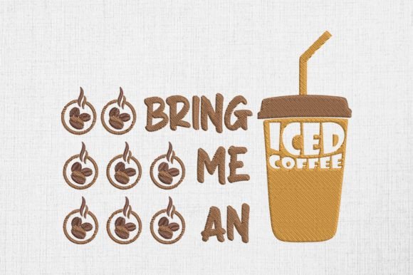 Bring Me an Iced Coffee Embroidery: A Designer’s Review