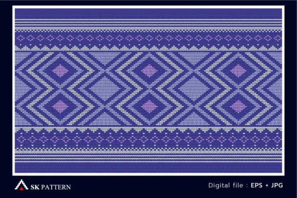 Embroidery Pattern, Knitted Background: A Designer’s Business Review
