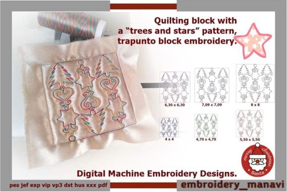 Embroidery Quilt Block Christmas: A Maker’s View