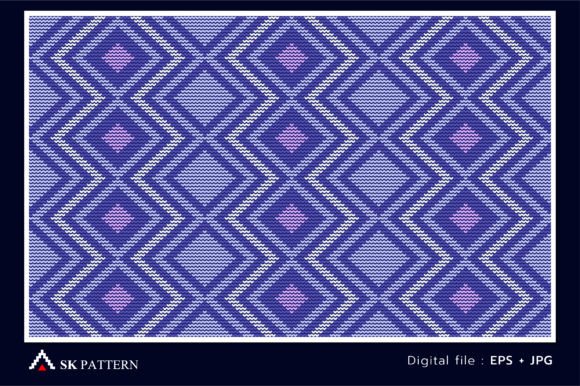 Purple and White Embroidery Pattern: Designer Review