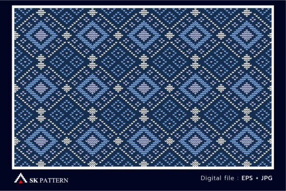 Rhombus Embroidery Diagonal Background: A Craft Fair Review