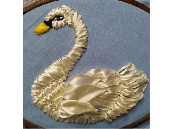 Swan Ribbon Embroidery Tutorial: A Designer's Review