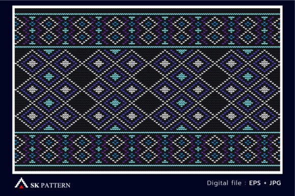 White and Blue Embroidery Pattern Design: Holiday Review